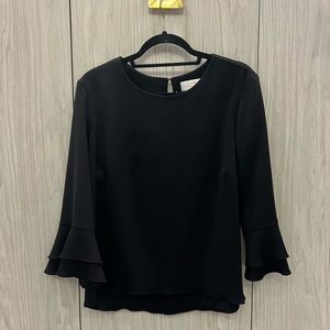 Amanda Uprichard 3/4 Bell Sleeve Blouse NWOT